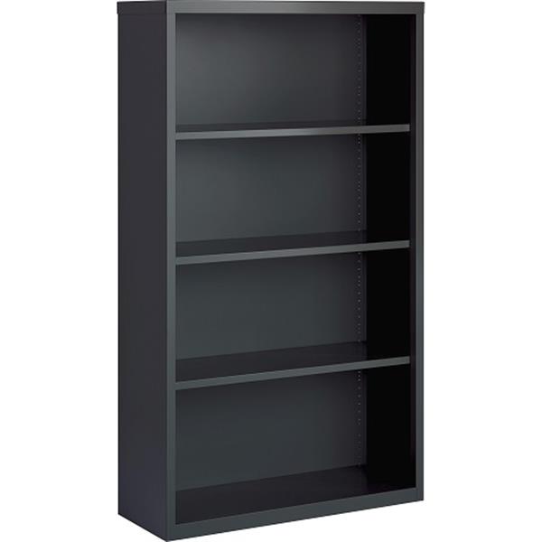 Lorell Fortress Series Charcoal Bookcase